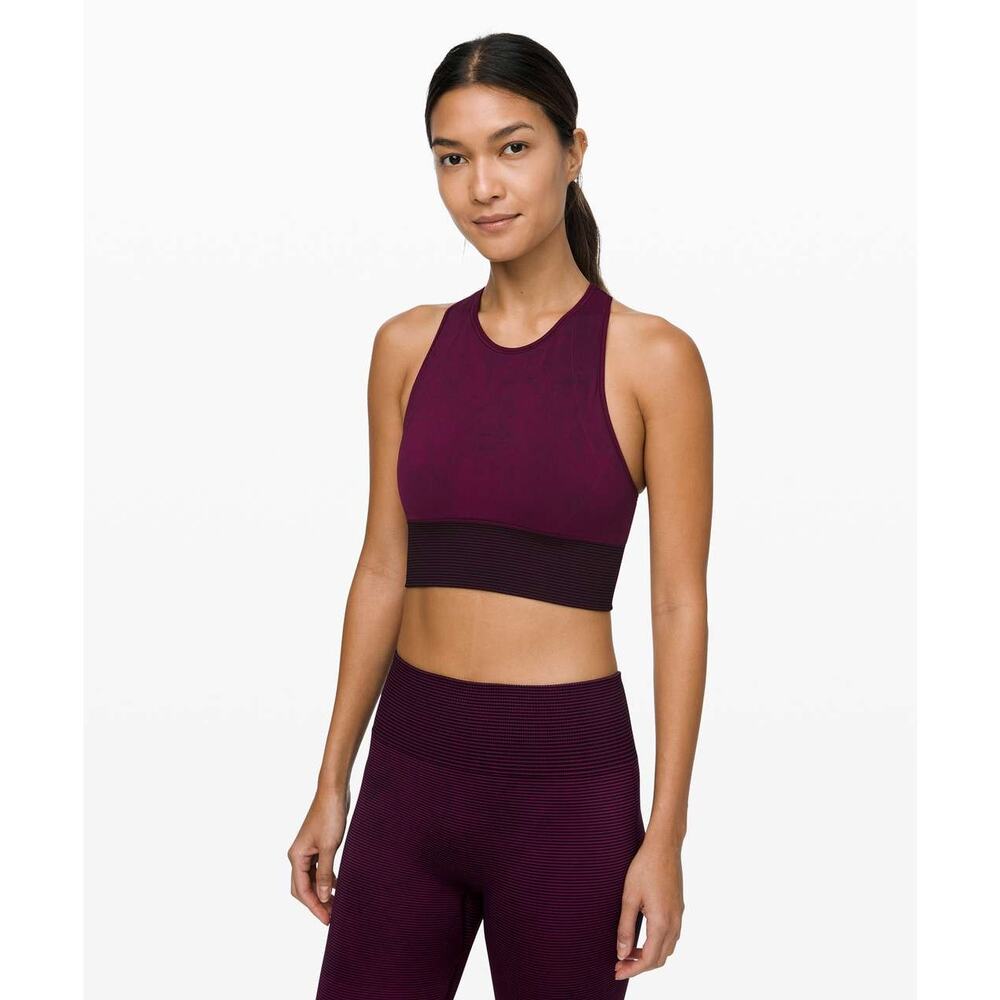 Lululemon Ebb To Train Bra-Style W2BIIS-Size 6-Marvel